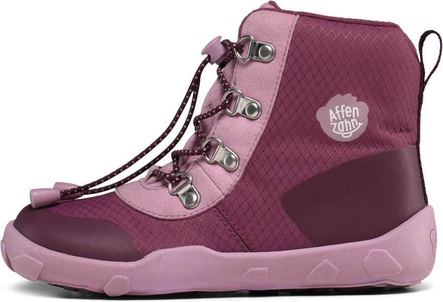 Affenzahn Kid's Winterstiefel Vegan Discovy Winterschoenen purper