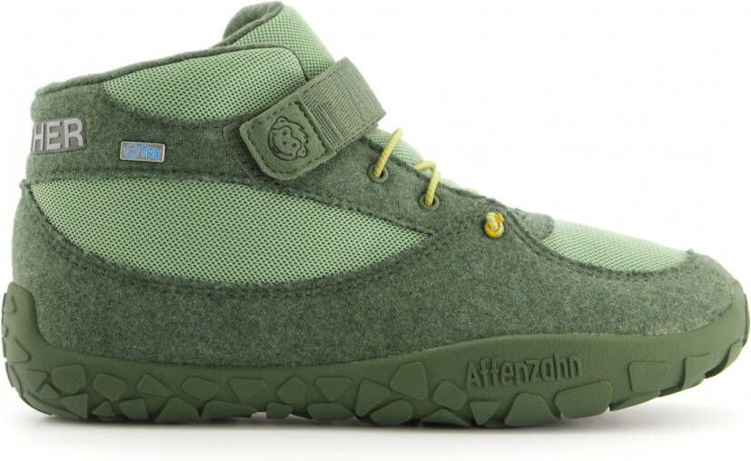 Affenzahn Kid's Dreamer Mission Wolle Midboot Forest Winterschoenen olijfgroen groen - Foto 2