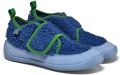 Affenzahn Kid's Hausschuh Vegan Fleecy Pantoffels blauw - Blauw