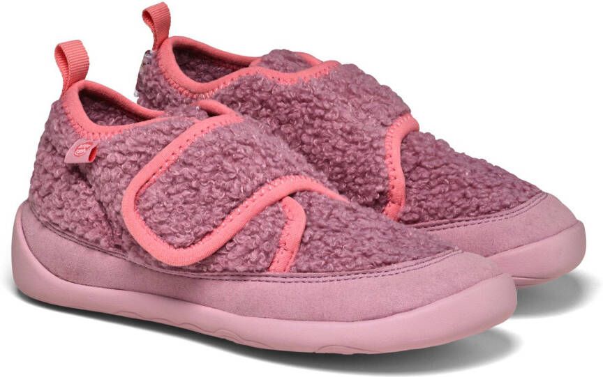 Affenzahn Kid's Hausschuh Vegan Fleecy Pantoffels roze