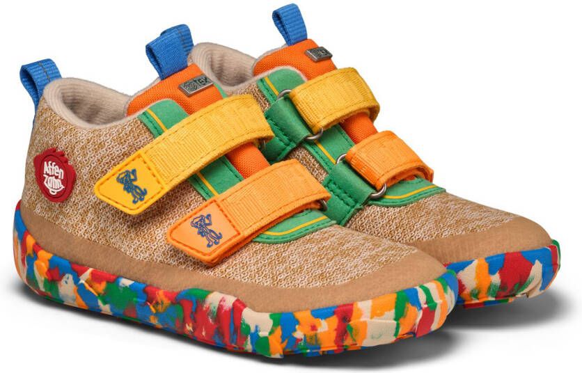 Affenzahn Kid's Knit Happy Vrijetijdsschoenen beige