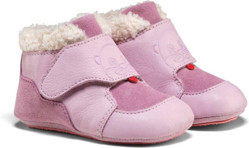 Affenzahn Kid's Krabbelschuh Leder Growy Barefootschoenen roze