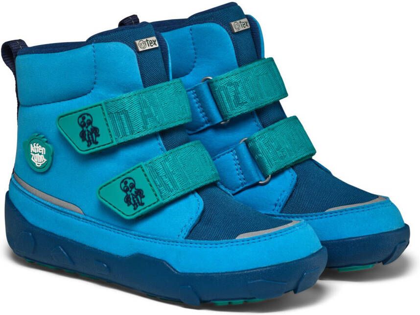 Affenzahn Kid's Mid Boot Chamude Comfy Winterschoenen blauw
