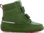 Affenzahn Kid's Mid Boot Chamude Comfy Winterschoenen olijfgroen - Thumbnail 1