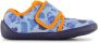 Affenzahn Kid's Pantoffel Katoen Movy Pantoffels blauw - Thumbnail 1