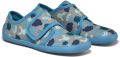Affenzahn Kid's Pantoffel Katoen Movy Pantoffels blauw - Blauw