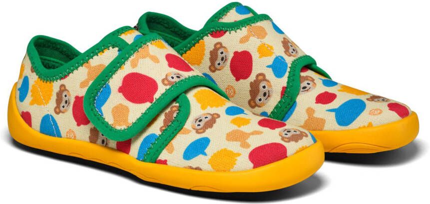 Affenzahn Kid's Pantoffel Katoen Movy Pantoffels meerkleurig