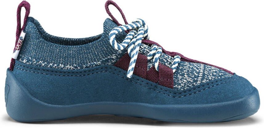 Affenzahn Kid's Prewalker Knit Walker Barefootschoenen turtle blauw