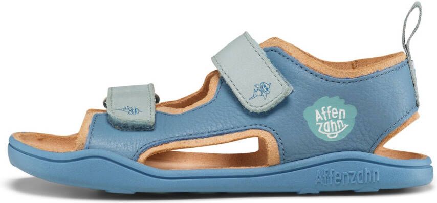 Affenzahn Kid's Sandaal Leder Airy Sandalen blauw