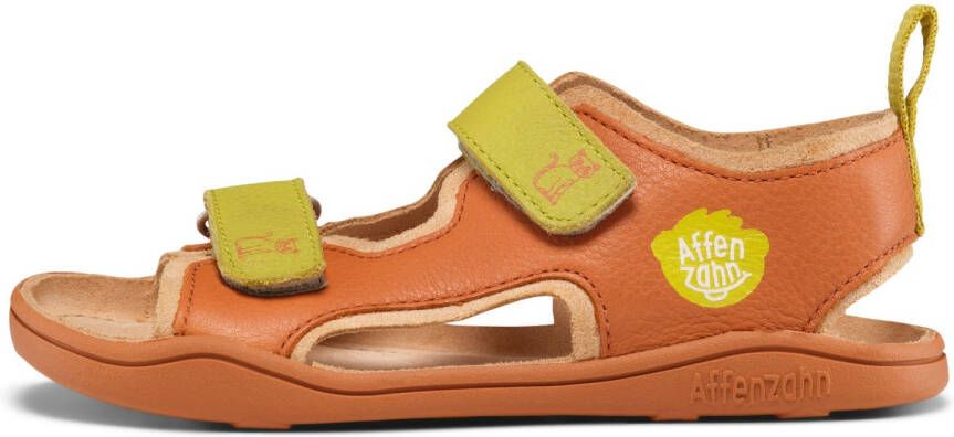 Affenzahn Kid's Sandaal Leder Airy Sandalen oranje