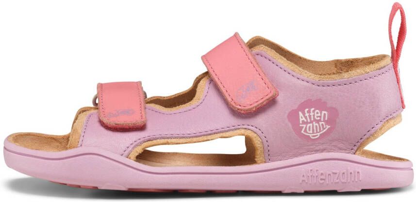 Affenzahn Kid's Sandaal Leder Airy Sandalen roze