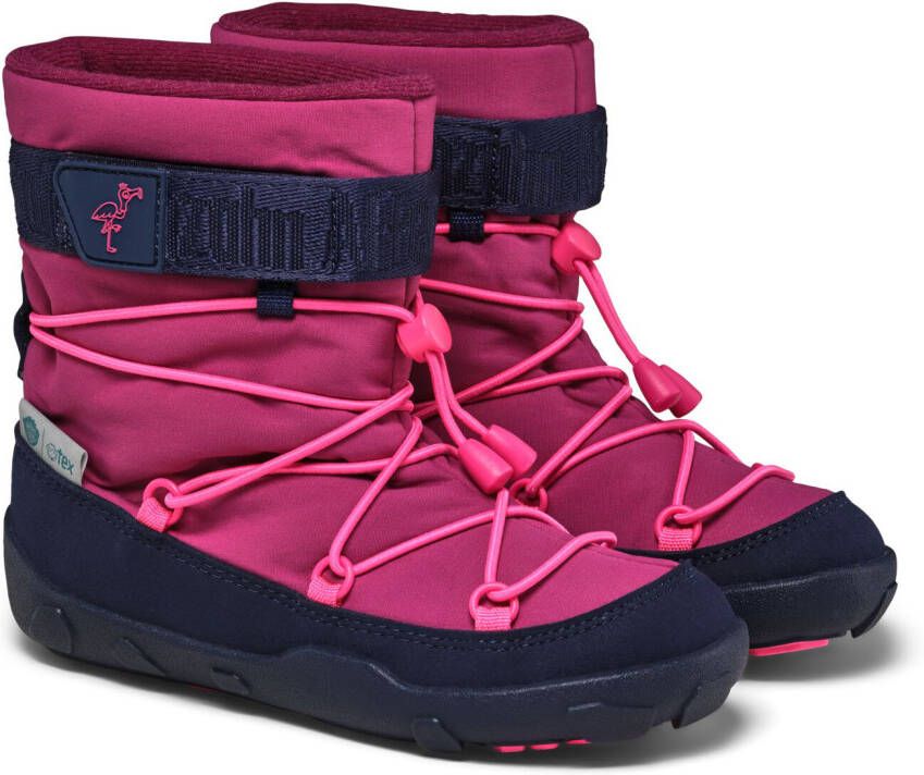 Affenzahn Kid's Snow Boot Vegan Snowy Winterschoenen blauw roze