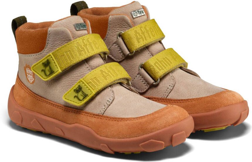 Affenzahn Kid's Übergangsschuh Leder Friendy Barefootschoenen cat beige