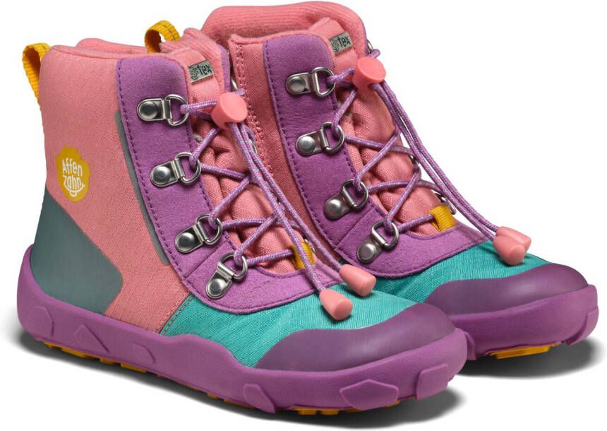 Affenzahn Kid's Winterstiefel Vegan Discovy Winterschoenen purper roze