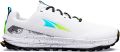 Altra Lone Peak 9+ Trailrunningschoenen wit groen - Wit
