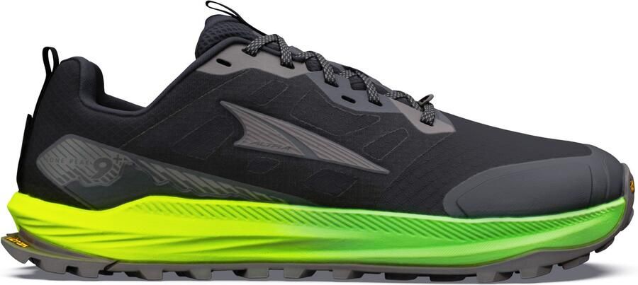 Altra Lone Peak 9+ Trailrunningschoenen zwart groen