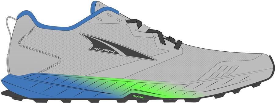 Altra Superior 7 Trailrunningschoenen grijs super sonic