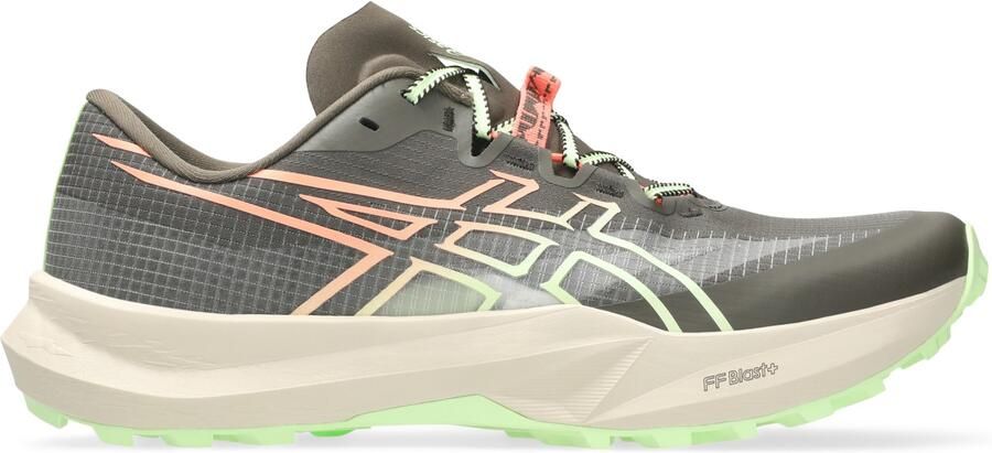 ASICS Fuji Lite 7 Trailrunningschoenen bruin geel