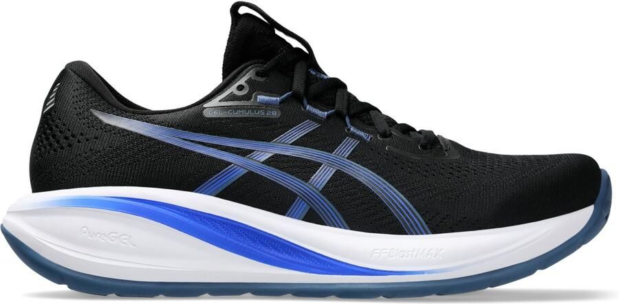 ASICS Gel-Cumulus 28 Hardloopschoenen zwart blauw