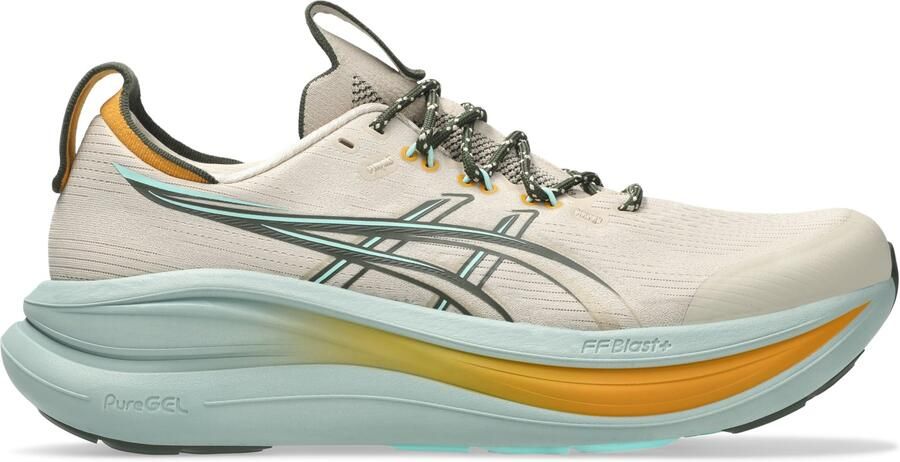 ASICS Gel-Nimbus 28 TR Trailrunningschoenen simply taupe ocean haze