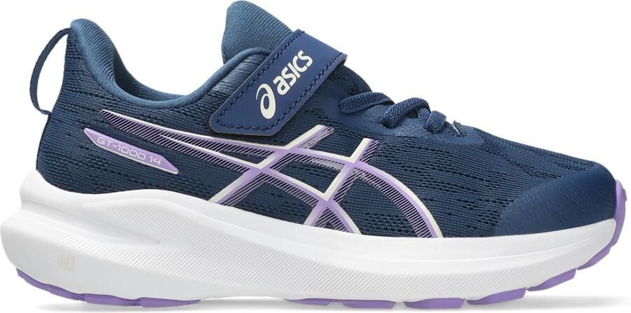 ASICS Kid's Gt-1000 14 Ps Hardloopschoenen blauw purper - Foto 2