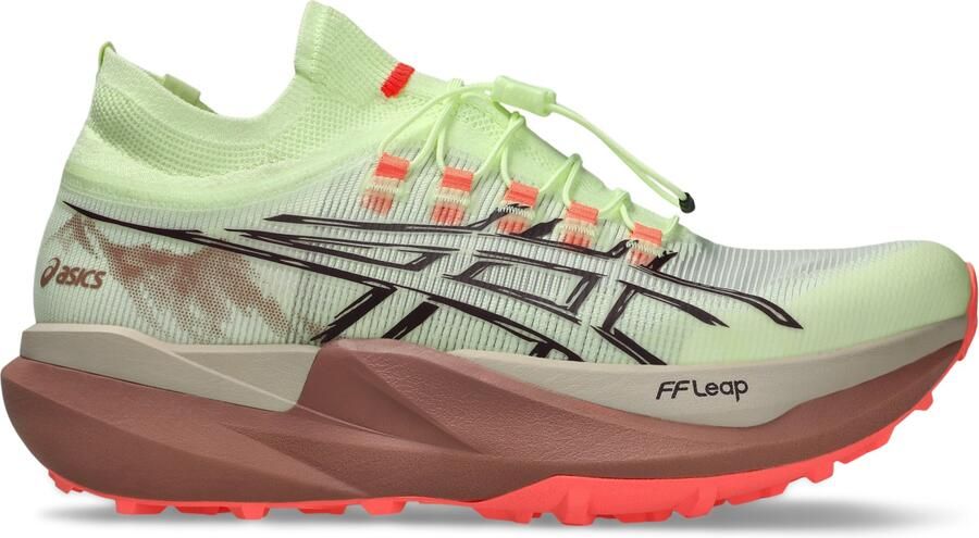 ASICS Metafuji Trail 2 Trailrunningschoenen geel dark aubergine