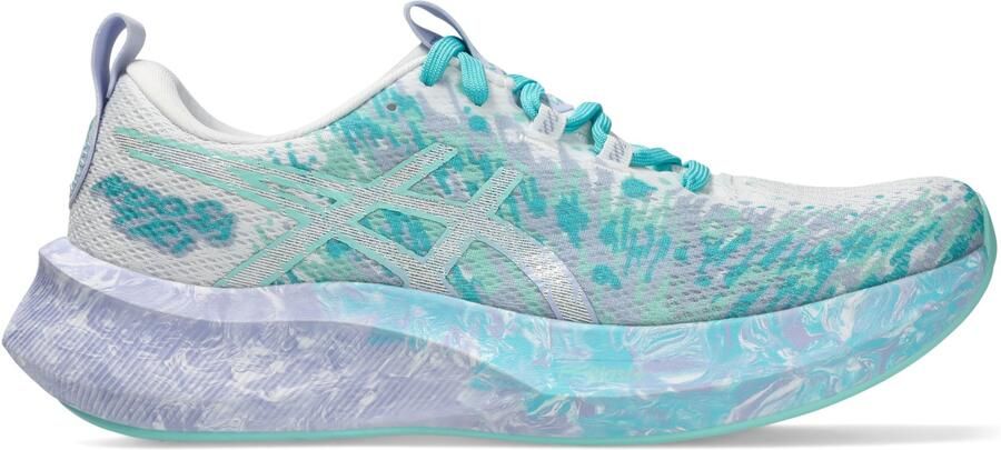 ASICS Women's Noosa Tri 16 Hardloopschoenen wit groen - Foto 3