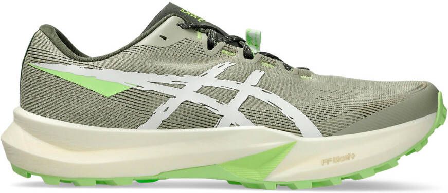 ASICS Fuji Lite 6 Trailrunningschoenen olijfgroen