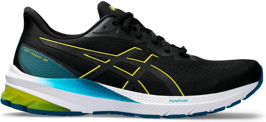 ASICS GT-1000 12 GTX hardloopschoenen zwart geel blauw - Foto 2