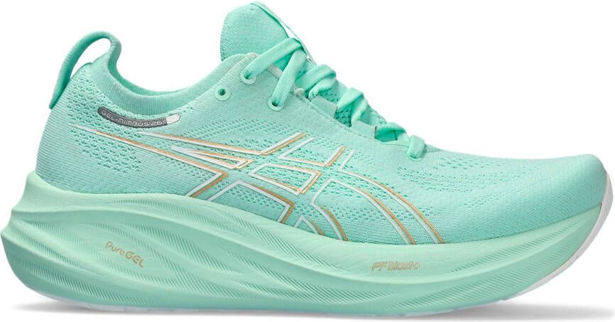 ASICS Women's Gel-Nimbus 26 Hardloopschoenen turkoois groen