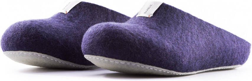 Baabuk Mel Pantoffels blauw