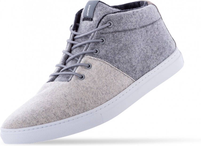 Baabuk Sky Wooler Sneakers grijs