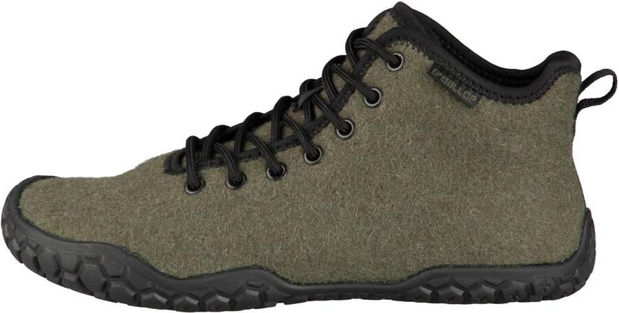 Ballop Corso Mid Cut Barefootschoenen olijfgroen