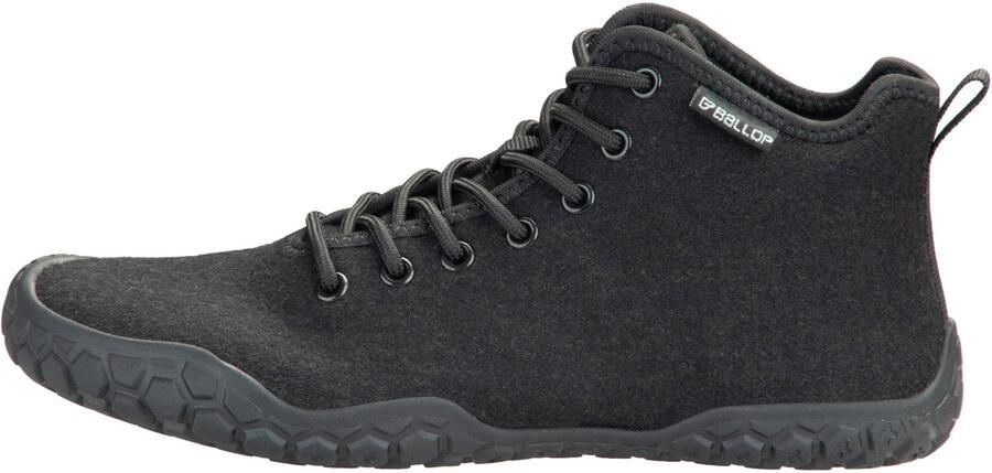 Ballop Corso Mid Cut Barefootschoenen zwart