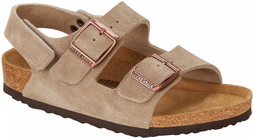 Birkenstock Arizona BFBC Earthy Vegan Sandalen Narrow bruin