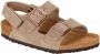 Birkenstock Arizona Vegan Birko-Flor Nubuck Sandalen Brown Dames - Thumbnail 2