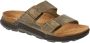 Birkenstock Arizona Heren Slippers Faded Khaki Regular fit | Groen | Nubuck - Thumbnail 2