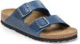 Birkenstock Arizona Slippers Oiled Leather Blue Normale Pasvorm Mannen - Thumbnail 3
