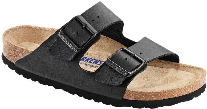 Birkenstock Arizona Slippers Black Regular fit | Zwart | Imitatieleer - Foto 10