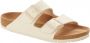 Birkenstock Arizona TEX Canvas Vegan Rivet Logo Sandalen Schmal beige - Thumbnail 2