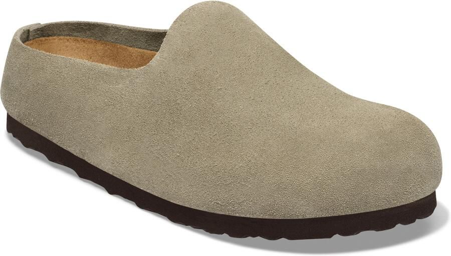 Birkenstock Amsterdam Wrapped Suede Sandalen Regular beige