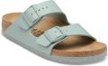 Birkenstock Dames Arizona Birko-Flor Nubuk Sandalen - Grijs