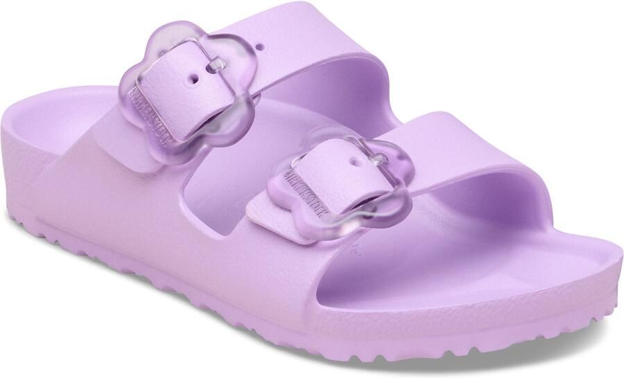 Birkenstock Kid's Arizona Flower EVA Sandalen Narrow purper roze