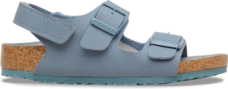Birkenstock Kid's Milano AS Birko-Flor Triples Sandalen Narrow grijs - Foto 3