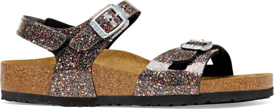 Birkenstock Kid's Rio AS Birko-Flor Cosmic Sparkle Sandalen Narrow bruin - Foto 2
