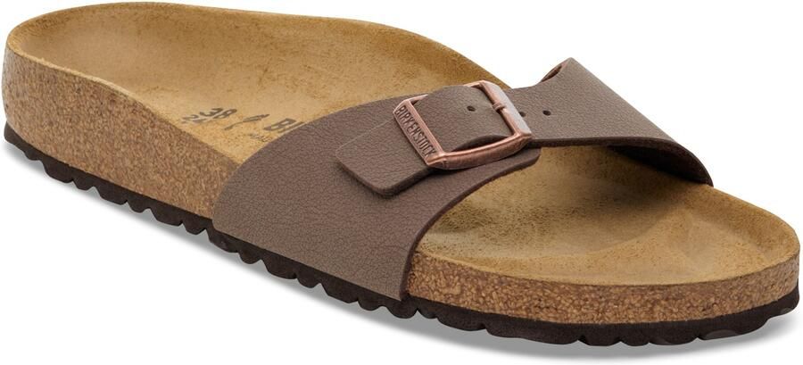 Birkenstock Madrid Dames Slippers Mocha Regular fit | Bruin | Imitatieleer - Foto 18