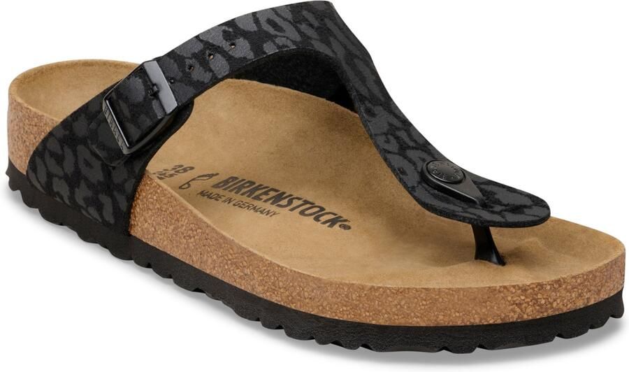 Birkenstock Women's Gizeh Synthetic Sandalen Regular bruin zwart - Foto 6