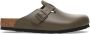 Birkenstock Boston Natural Leather Sandalen Regular bruin - Thumbnail 2