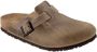 Birkenstock Boston SFB Oiled Leather Sandalen Regular bruin - Thumbnail 3
