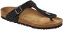 Birkenstock Gizeh BFBC Earthy Vegan Sandalen Narrow bruin zwart - Thumbnail 2